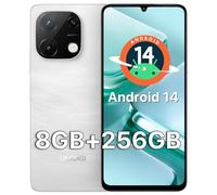 UMIDIGI Mobile Phones, 256GB ROM Android 14 SIM Free Smartphone G9T, 6.75" HD+ 90Hz,8GB(4+4) RAM Phone Unlocked, 5000mAh, Face&Fingerprint Unlock, 4G Phone Dual SIM, GPS,UK Version, White