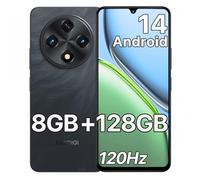 UMIDIGI Mobile Phones Android 14 SIM Free Unlocked Smartphone G100A 6.9" HD+ 120Hz 6000mAh 8(4+4)+128GB/1TB TF 13MP Camera AI Face & Fingerprint Unlock, 4G Dual SIM,GPS,UK Version ，Rock Black