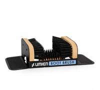 Umien Boot Scraper Brush Outdoor - Deluxe Folding Boot Cleaner Scrubber, No Mounting Required Indoor and outdoor use - Includes Extra Shoe Brush - Easy to Use For Children & Adults