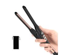 UMIGA Pencil Straightener, 2-in-1 Mini Hair Straightener, Travel-Size with 4 Adjustable Temperatures,Portable Lightweight Design for Short Hair & Beards