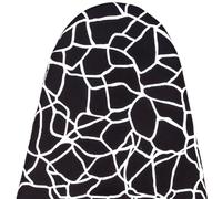 Umiin Ironing Board Cover 115 x 35 cm, Elastic Small Iron Table Covers with 6 mm Thick Felt Padding, Cotton Top, Straps and Hook