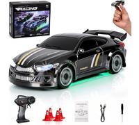 Umikk 1:64 Mini RC Drift Car with LED Lighting, Four Wheel Drive