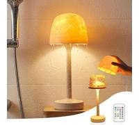 Umikk Lumena Lamp, Ocean Lamp Water Wave Lamp, 16 Colours Rotating Night Light, Dimmable Starry Sky Projector with Lampshade Remote Control, Rechargeable Reading Lamp for Room Decoration