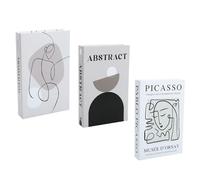 Umimiss 3pcs Preppy Room Decor - Preppy Stuff Preppy Things Fake Books, Faux Books For Decoration, Coffee Table Decorations, Bookshelf Decor For Girls Coquette Vintage Aesthetic Room Decor (LINES)