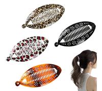 Umimiss Banana Hair Clip - 4PCS, Fine Hair Comb Clip, Women's & Girls' Hair Accessories