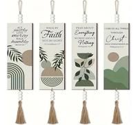 Umimiss Bible Verse Wall Art - Luxury Cards with Scripture, Jesus Pictures, Journals, and Wooden Decor for Women