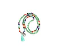 Umimiss Buddhist Prayer Beads - 108 Beads Mala For Prayer, Buddhist Mala Beads Bracelet, Tibetan Buddhist Prayer Beads, Wrap Bracelet Mala Prayer Beads, Buddhist Prayer (GREEN)