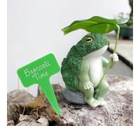 Umimiss Green Frog Garden Ornaments, Outdoor Garden Sculpture, Boy and Girl Courtyard Ornaments, Pond Ornaments, Funny Garden Decor