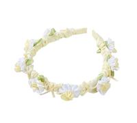 Umimiss Jasmine Flowers Hair Styling Accessories - Flower Headband, Bun Makers, Jasmine Flowers for Hair, Indian, Girls Headband, Flower Bow
