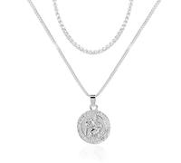 Umimiss Men's Necklace - St Christopher Pendant Necklace for Men, Stylish and Meaningful Necklace, Perfect for Who Love to Travel and Seek Adventure, Meticulously Designed to Make A Bold Statement