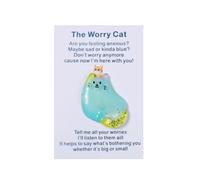 Umimiss Pocket Hug - Cat Pocket Hugs For Friends, Hug Gift, Little Pocket Hug, Sending A Hug Gift, Pocket Hugs For Children Girlfriend, Little Pocket Hug Heart Token Keepsake (BLUE)