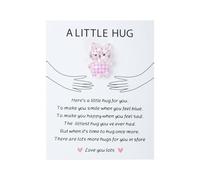 Umimiss Pocket Hug - Cat Pocket Hugs For Friends, Hug Gift, Little Pocket Hug, Sending A Hug Gift, Pocket Hugs For Children Girlfriend, Little Pocket Hug Heart Token Keepsake (pink 1)