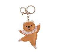 Umimiss Teddy Bear Keyring - Key Chains for Women, Cute Keychain, Bear Keyring,Backpack Mini Keyrings,Bear Leather Keychain,Cute Preppy Keychains Bags,Bear Backpack Pendant Keychain Car Keychain