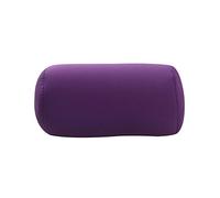 uminilife 31x17cm Micro Mini Microbead Roll Pillow Neck Column Pillows Squishy Mooshi Beads Offer Comfort & Support for Travel (Purple)