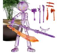Umiocns Anime Action Figure Toys - Multi-Joint Character | with 7 Types Fighting Tools Assembly Anime Collectibles Set,for Adults Boys Teens Fan Souvenir Bedside Table Dorm Home Apartment