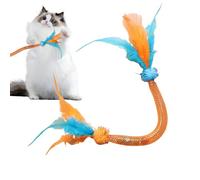 Umiocns Cat Toy Chew Ropes - Cat Chewing Rope Catnip Toy | Bored Animals Interactive Cord Teaser with Bell for Small-to-Large Breeds Study Room Bedroom Living Room