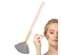 Umiocns Fan Brush,Fan Highlighter Brush - Precise Makeup Application, Soft Bristle Cosmetic Tool, Contour Brushes for Cheeks Loose Powder