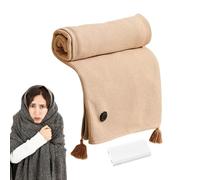 Umiocns Heated Shawl Battery Operated,Heated Throw,Wearable Cordless Electric Heated Blanket with 3 Heating Levels,Plug-in Use Cozy Winter Heated Shawl for Indoor Outdoor Use for Women