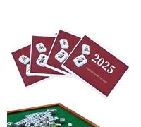 Umiocns Mahjong Cards 2025,Waterproof Large Print Guide - American Mahjong Scoring Guide Set | for Beginner Players Women Men Game Night Travel Home Party Holiday Family Gatherings