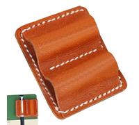 Umiocns Pencil Holder For Notebook, Pen Loop, Vintage PU Traveling Notebook Pen Holder, Double Pen Clip Anti Lost Pen Organizer For Pen Pencil