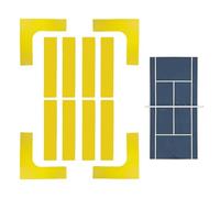 Umiocns Pickleball Court Marker Kit | Court Throw Down Markers,Anti-Slip Portable Tennis Sports Throw Down Accessories for Driveway School Gym Park Outdoor Training Field Backyard