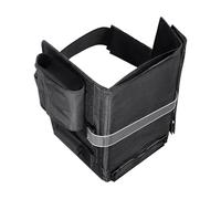 Umiocns Pilot Kneeboard - Reversible Nylon Ergonomic Clipboard & Pen Holder - Aviation Accessories with Fixing Strip - for Maintenance Truck Leg Driver Women Men