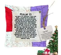 Umiocns Pocket Quilt,patchwork quilt, Individually Prayer Quilt,Hand-Sewn Vintage Prayer Quilt Squares,Symbolism Quilts for Reflection Quilts with Inspirational Poems,Colorful Quilts