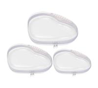 Umiocns Portable Cosmetic Bag - Heart-Shaped Clear Zipper Toiletry Storage Pouch - Makeup Organizer Bag,for Business Trip Leisure Vacation Beach Home School Bathroom Girlfriend Wife Friend