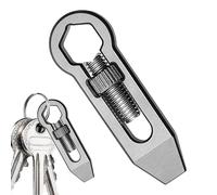 Umiocns Pry Bar | Keychain Prybar Titanium Alloy Wrench | Multi-Function Keychain Prybar, Keychain Pocket Tool Pendant Screwdriver for Man