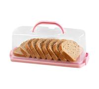Umiocns Rectangular Bread Box For Kitchen Counter Top, Loaf Cake Storage Container, Cake Storage With Portable Handle, Versatile Bread Keepers, For Cookie Loaf Pastry Homemade Bakery Cabinet