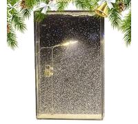 Umiocns Snow Scene Night Light,Winter Snow Night Light,Christmas Nightlight,Bedside Lamp,Holiday Sleep Light,Christmas Light-Up Kit Snowy Night Light Toys Arts and Crafts Decor for Kids Adults