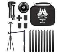 Umiocns Tabletop Light Mount, Aluminum Alloy Camping Light Holder, Sturdy, Multi-Functional Lantern Stand, Desk-Mounted, for Outdoor Camping