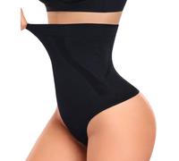 UMIPUBO Tummy Control Knickers Shapewear Thong High Waisted Body Shaper Shaping Underwear Seamless Shorts Tucking Butt Lifter Slimming Pants Comfortable Panty (Black, XXL)