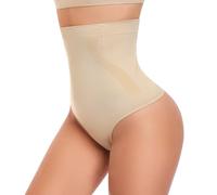 UMIPUBO Tummy Control Knickers Shapewear Thong High Waisted Body Shaper Shaping Underwear Seamless Shorts Tucking Butt Lifter Slimming Pants Comfortable Panty (Skin, XXL)