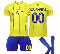 Umiquansome Football Kit for Kids Personalised Custom Name and Number 2025 Football Kit for Boys Activewear Soccer Jersy Boys' Training Shirts Shorts and Socks Personalised Football Kit A08