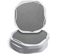 UMIRRO Absorbent Drink Coasters for Tabletop Protection | Silicone Coasters for Drinks Absorbent with Felt Pads | Cup Mat for Coffee, Beer, Wine | Non-Slip, Unbreakable and Kid Safe | Grey Set of 4