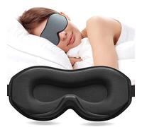 Umisleep Sleep Mask for Side Sleepers, 100% Blackout Eye Mask for Women Men | Zero Eye Pressure Eye Mask for Sleeping, Adjustable Strap, Comfortable Blindfold, Women Mens Gifts/Travel Essentials, Grey
