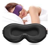 Umisleep Upgraded Sleep Mask, Perfect Sleeping Mask for Side Sleepers, 3D Ultra Soft Comfortable Eye Masks for Sleeping Women Men with Adjustable Strap, Blindfold for Travel/Sleep/Nap, Purple
