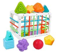 Umitive Baby Sensory Toys 6-18 Months, Montessori Toys for 18 Month + Old, Toddler Shape Sorter Toys, Learning Educational Early Development & Activity Toys for Kids 1-3 Years