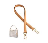 Umiup Genuine Vachetta Leather Replacement Straps Purse Shoulder Straps Suitable for Graceful Tote Soft Speedy Alma and Dauphine Bags and Multi Pochette Accessories (Beeswax,Width:0.7in Length:24.8in)