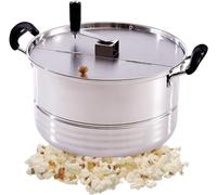 Umiup Manual mixed popcorn pot, stove gas popcorn machine stainless steel commercial non-stick manual hand popcorn machine