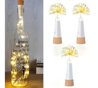 UMIWE Bottle Lights, USB Rechargeable String Lights, 2024 Upgraded Wine Bottle Fairy Light with Cork for Party Halloween Christmas