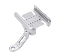 UMIXIRE For A&prilia SRMAX300 SRMAX250 300 GPR150 GPR125 Motorcycle Mobile Phone Holder GPS Navigation Mounting Bracket(Mirror holder Silver)