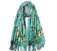 Umjetnost Soft Cashmere Feel Scarf For Women Elegant Art Print Winter Warm Scarves Large Shawl Wrap Monet Klimt Van Gogh Gifts, C10, One Size