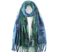 Umjetnost Soft Cashmere Feel Scarf For Women Winter Warm Scarves Large Shawl Wrap Monet Van Gogh Art Print, C04, One Size