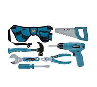 UMKYTOYS Kids Construction Tool Set With Belt Pretend Drill With Light And Sound