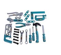 UMKYTOYS Large 30 piece Construction toolset for kids with Hammer Screwdriver Spanner Nuts & Bots