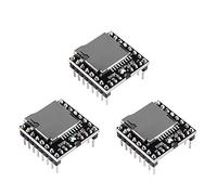 UMLIFE 3PCS Mini MP3 Player Audio Module MP3 Voice Decode Board TF Card U Disk IO/Serial Port/AD Board DFPlayer Audio Voice Music Module for Arduino