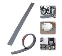 Umllpet Transition Profile, 1.6 cm PVC Door Threshold Ramp, Wheelchair Ramp, Rubber Ramp, Portable Threshold Ramp, Sweeping Robot Door, Self-Adhesive Kerb Ramp for Bicycle, Pram, Rollator, Luggage
