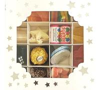 Ummah Celebrations White Sweets Box Silver Star Pick and Mix 16 Selection of Halal Sweet Zone Jelly